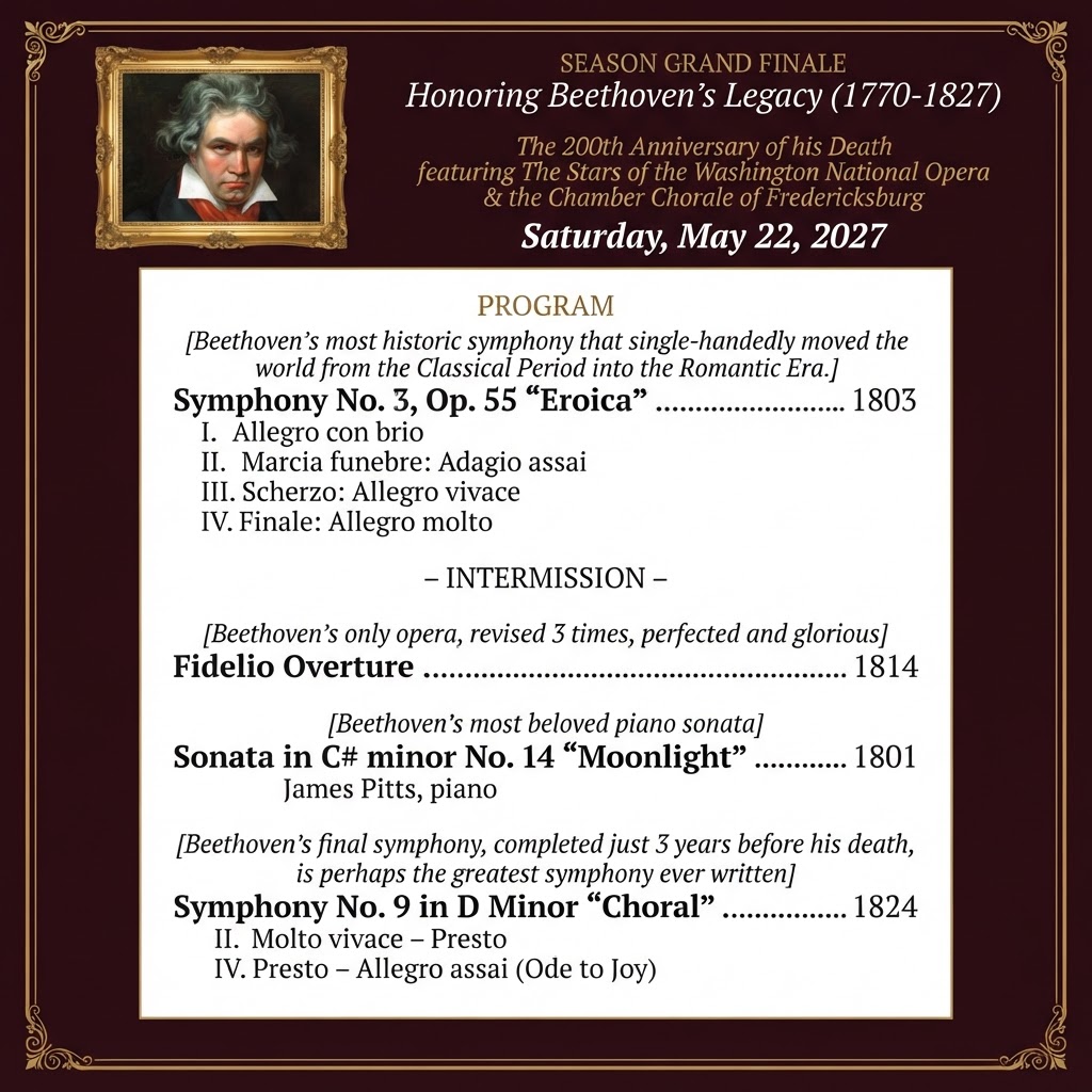 Season Finale: Beethoven's Ninth — full program